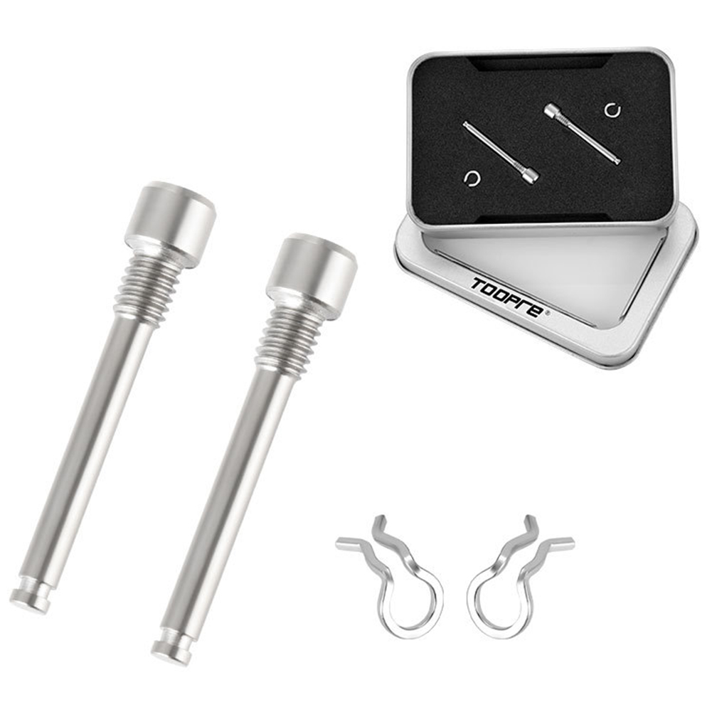 Bicycle Hydraulic Disc Brake Pad Bolts Circlip Retainer Pin Lightweight Titanium Alloy Cycling Bike Accessories: green