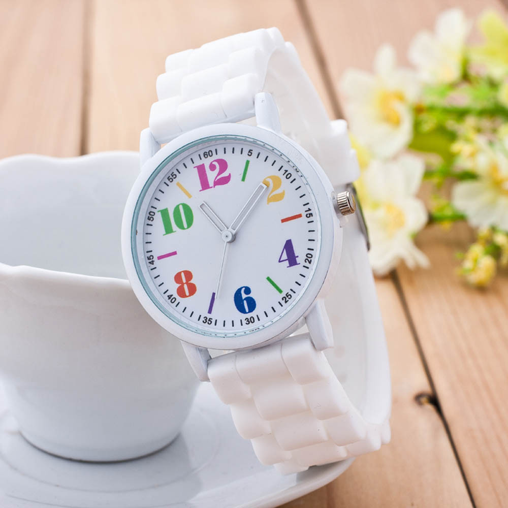 Mujer zegarek damski bajan kol saati uhren para Frauen Silikon Bewegung Quarz Uhren Relogio Feminino Saat Montre Femme