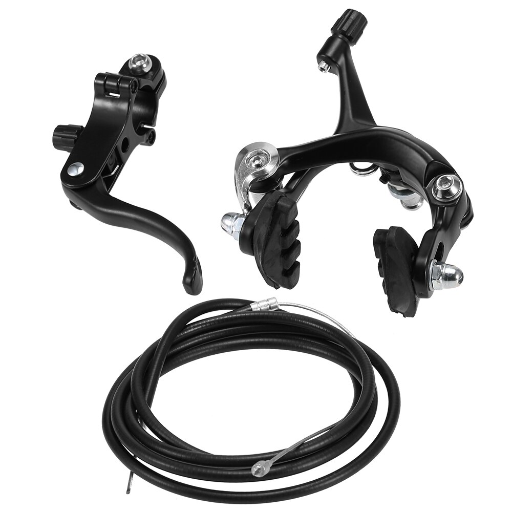 Front / Rear Fixie Bike Brake Kit Road Bike Cruiser Brake Set Bike Caliper Brake Kit Side Pull Brake Set