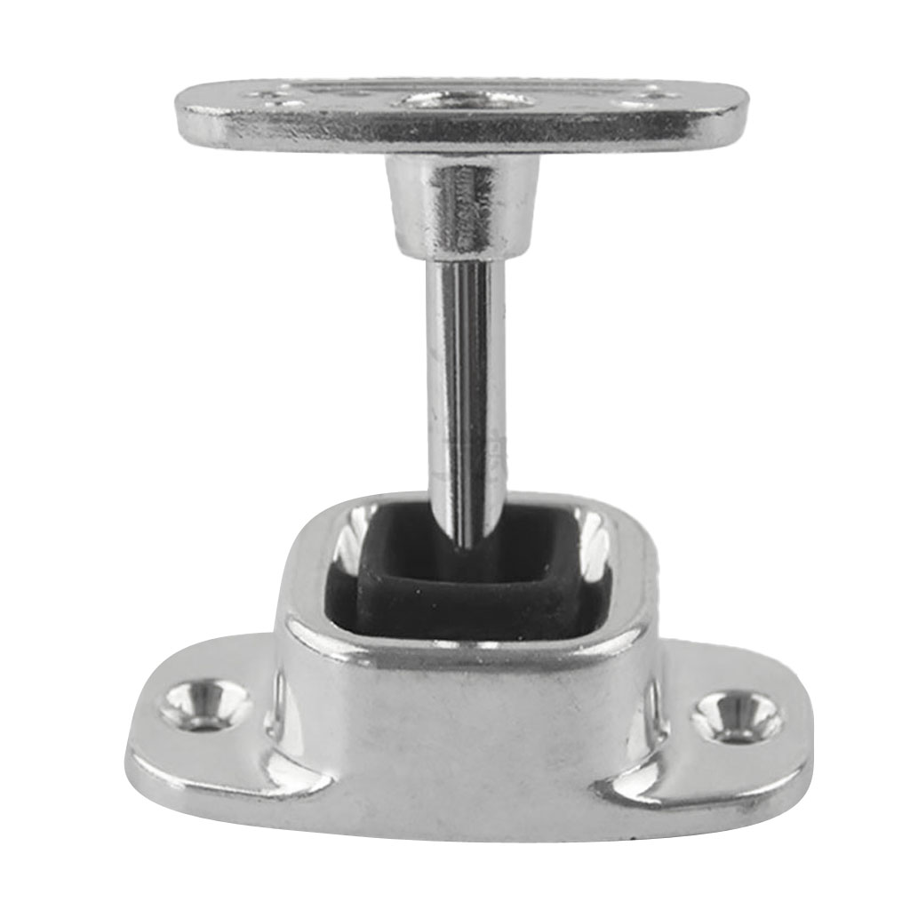 316 Stainless Steel RV Trailer Plunger Entry Door Holder Catch 2-5/8" Plunger Entry Door Holder for 1/4" screws for train car