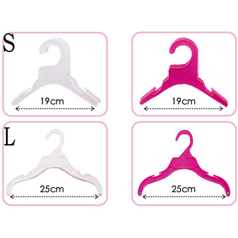Cintre en tissu 10 S/L pour vêtements d&#39;animaux de compagnie, support en plastique pour chiens et chats, grand gabarit