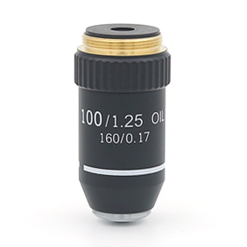 195 Type Achromatic Objective Lens 100x Microscope Objective Lens RMS 20.2mm Objective Lens Parts: Default Title