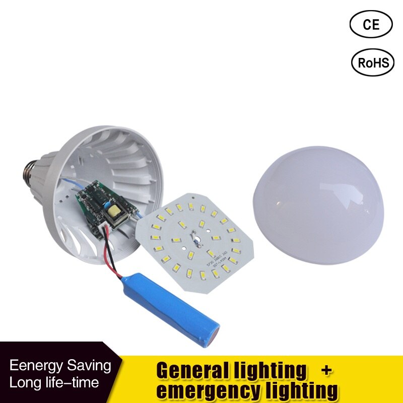 LED Smart Bulb E27 5w 7W 9W Led Emergency Light 85-265v Rechargeable Battery Lighting Lamp for Outdoor Lighting Bombillas