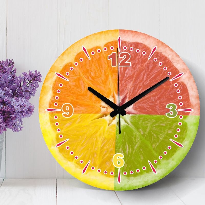 Nordic Retro Wanduhr Moderne Shabby Stil Chic Mechanismus Uhr Hängen Vintage Rost Decor Runde Riesen Uhren Wohnzimmer Hause: 006 / 35cm 14inch