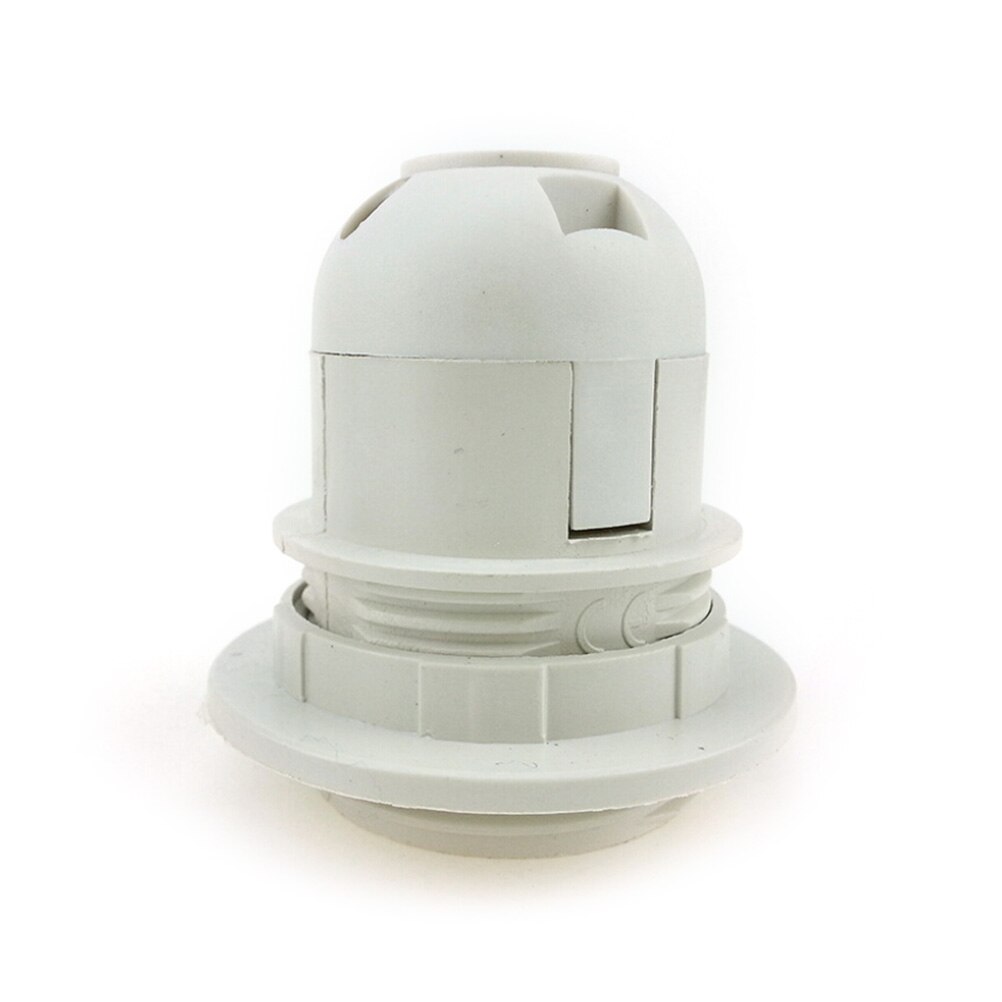 Brand E27 Lamp Bulb Holder Edison Screw Cap Socket White/Black Pendant Ceiling Light: white