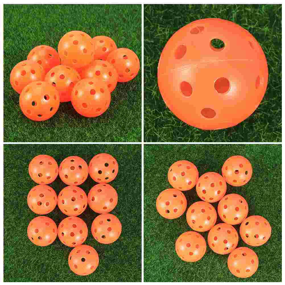 6PCS Plastic Balls Sets for Indoor and Outdoor Courts (Orange): Orange12pcs