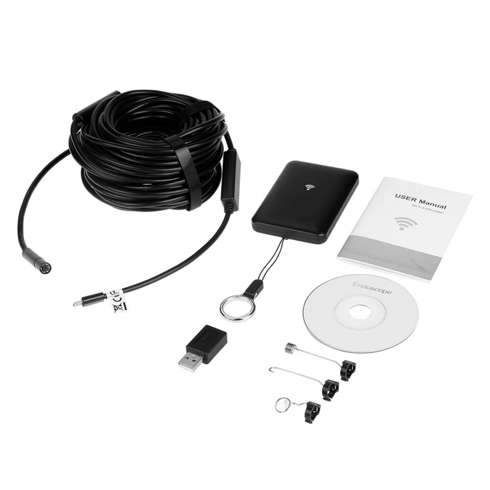 15M HD USB WiFi Endoscoop met een Waterdichte Snake Camera voor Android en IOS Smartphone