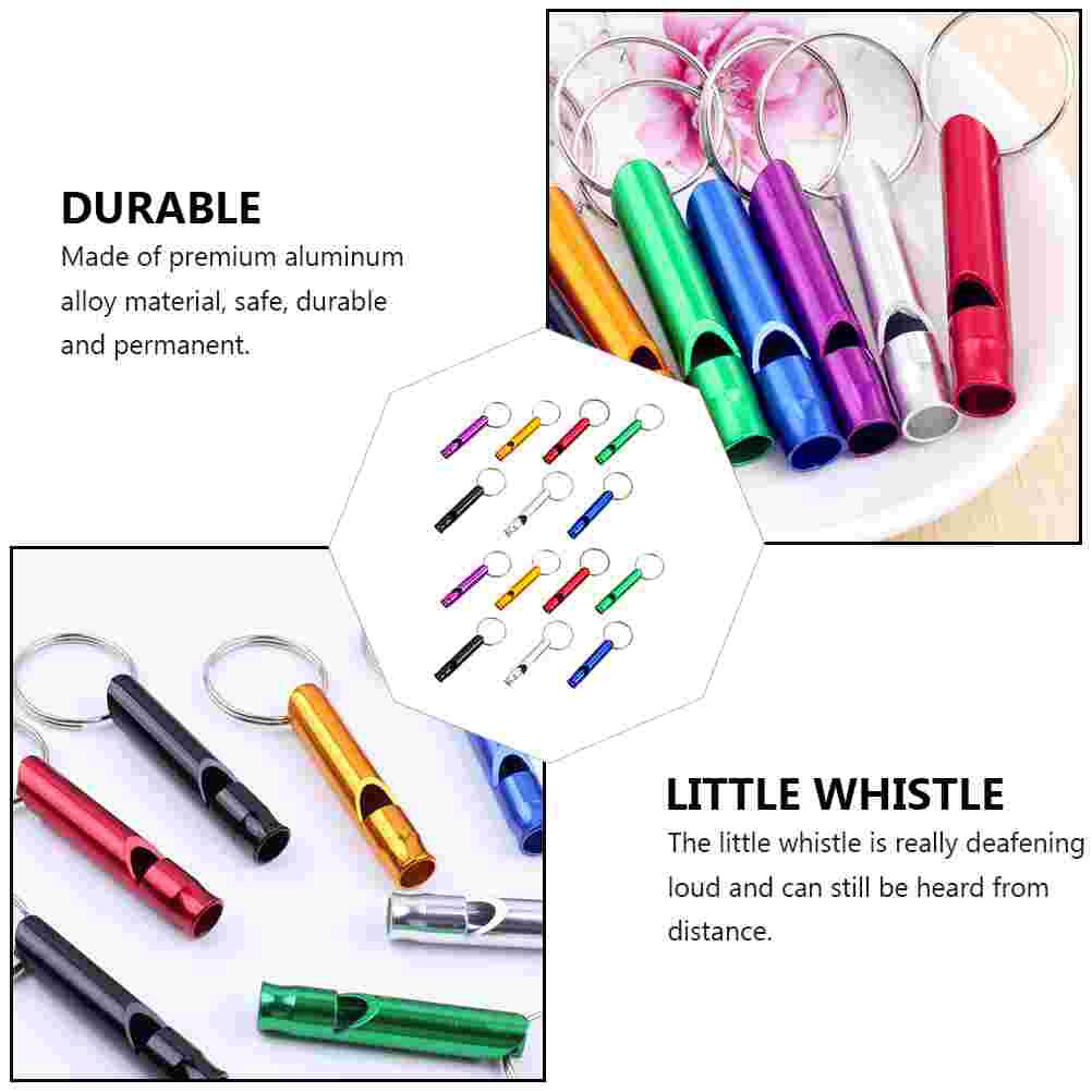 35Pcs Small Competition Whistles Training Referee Whistles Emergency Whistles (Random Color)
