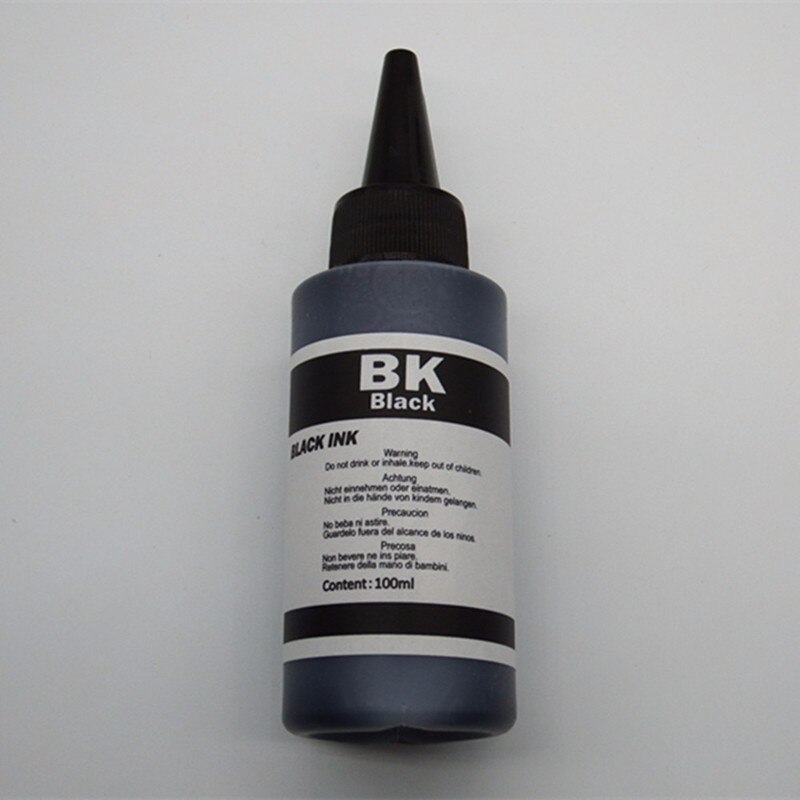 Universele Zwarte Dye Inkt Voor Epson Printers Premium Zwarte Inkt Voor Epson Alle Printer Ciss Gebotteld Inkt Refill Kit: 1 Black