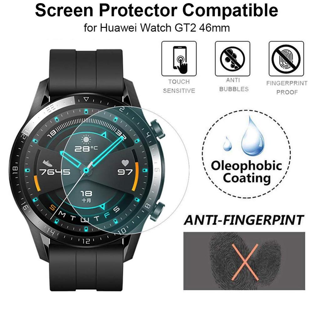 3Pcs 100% Originele 9H Premium Gehard Glas Voor Huawei Horloge 3 GT2 Pro Gt 46Mm Anti-explosie Screen Protector Film Guard Cover