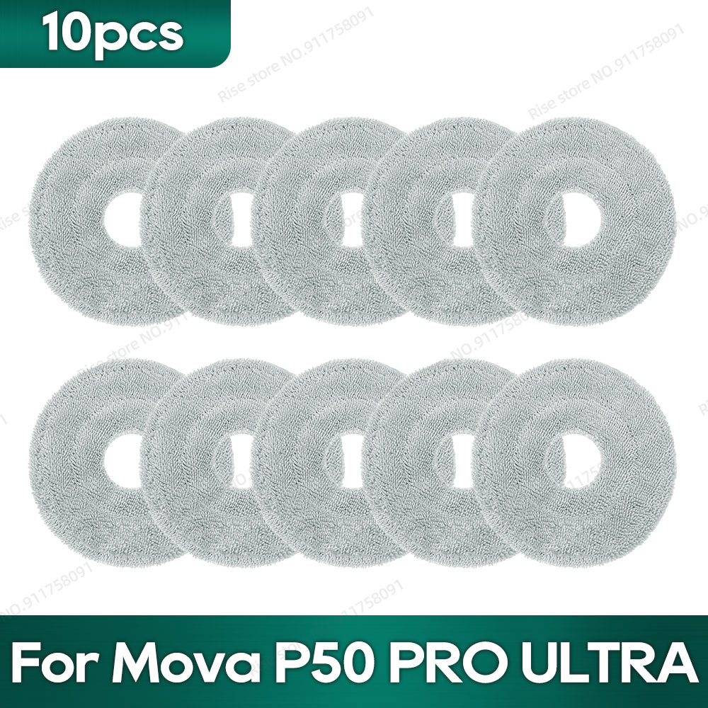 Compatibile con Mova P50 pro ultra, Mova P10 pro ultra, MOVA P10 ultra Accessori Tricut spazzola Filtro Hepa Mocio Sacchetto per la polvere in tessuto: Cioccolato
