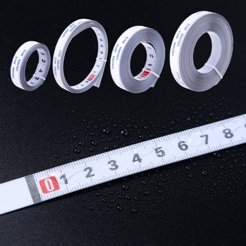 Stainless Steel Miter Track Tape Measure Self Adhesive Metric Scale Ruler T-track Router Table Saw Woodworking Tool