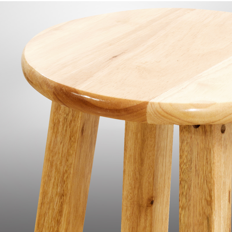 N1B Solid wood bar stool high bar chair High stool bar stool rubber wooden ladder stool High bar chair