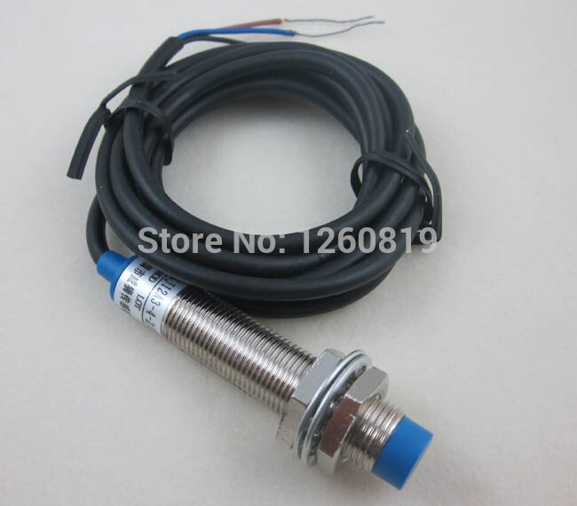 DC 12V 4 Digit Red LED Counter Meter with Relay output+Proximity Switch Sensor NPN