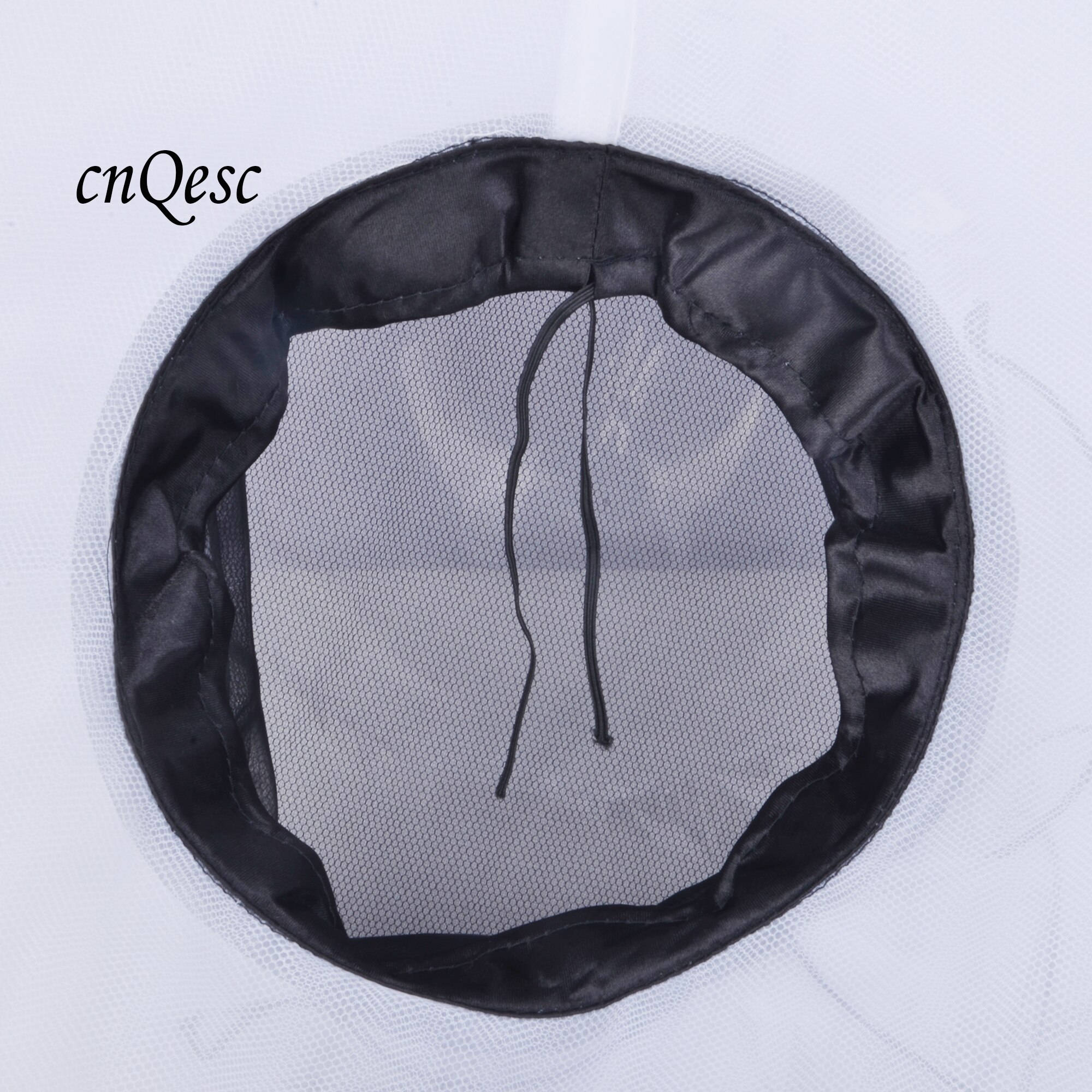 White black organza hat formal dress hat for Church Kentucky derby.