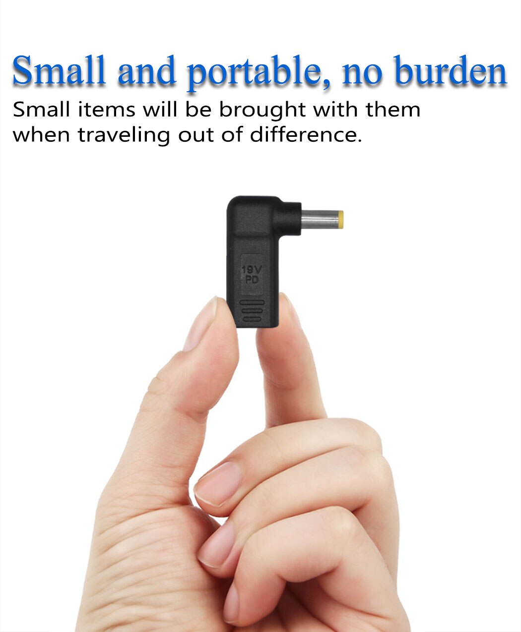 Dc Power Adapter Plug Usb Converter Type C Female Naar 5.5*2.5Mm Man Dc Jack Uitgang Connector,PD100W Laptop Quick Charge Connector