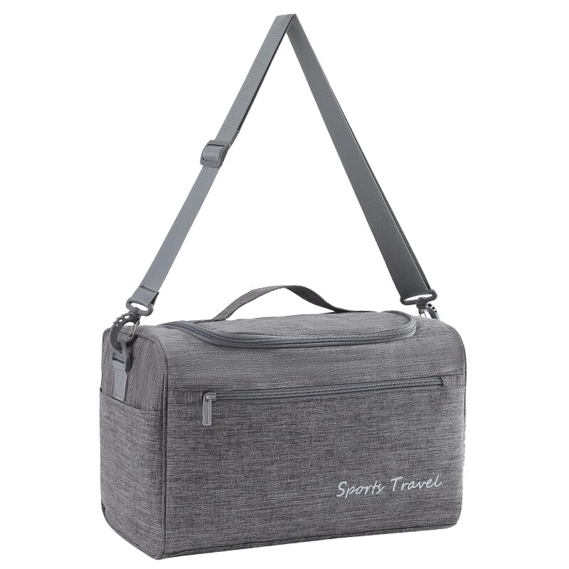 Large Travel Cosmetic Bag Multi-Function Waterproof Makeup Case Travel organizer boarding storage bag Women Portable Toiletry: Gray