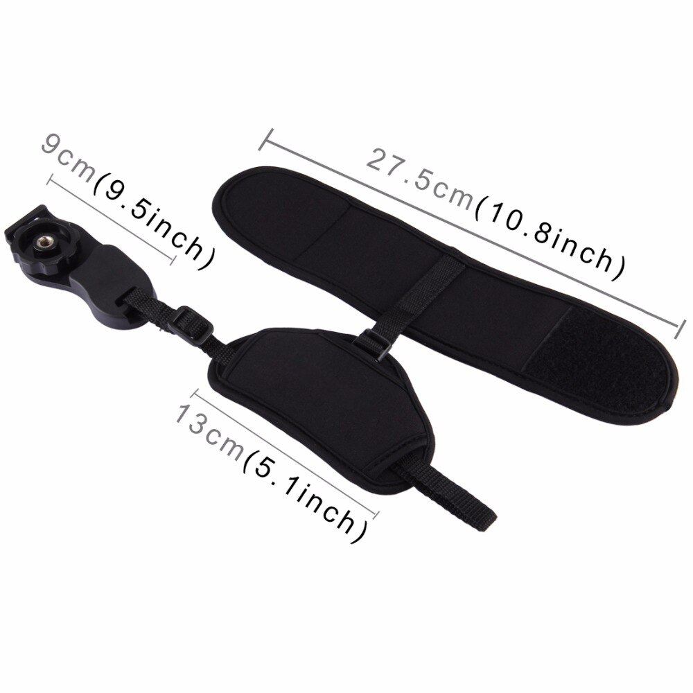 Mykt neopren håndleddsstropp kamera dslr kameraer håndleddsstropp dslr håndbelte hurtigutløsende 1/4 '' skrue