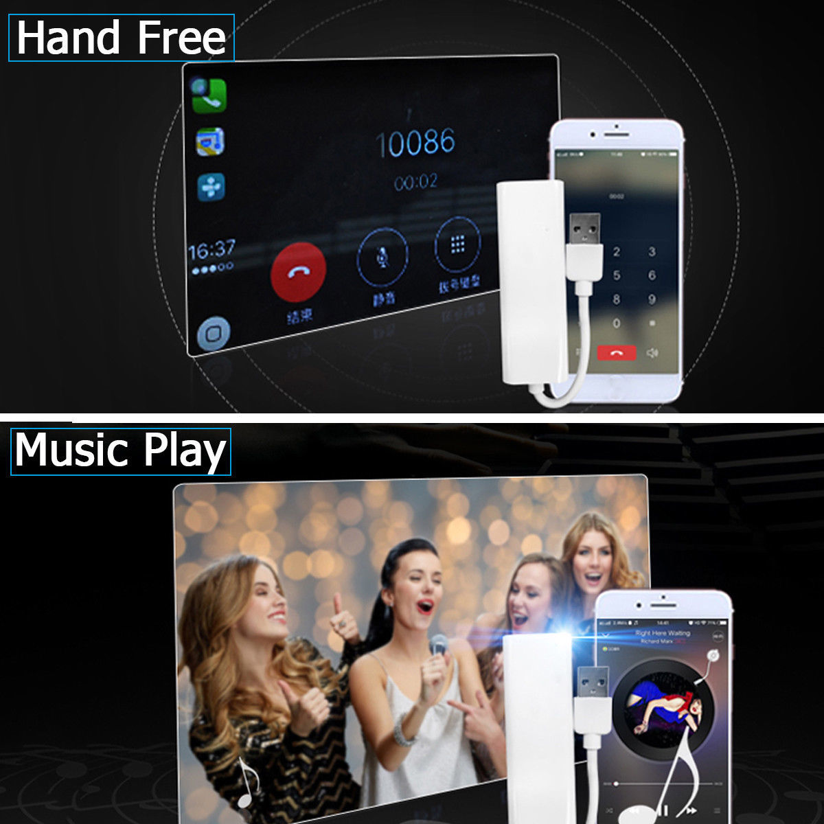 Carlinkit Car Link Dongle Link Dongle Universal Auto Link Dongle Navigation Player USB Dongle For Apple Android CarPlay