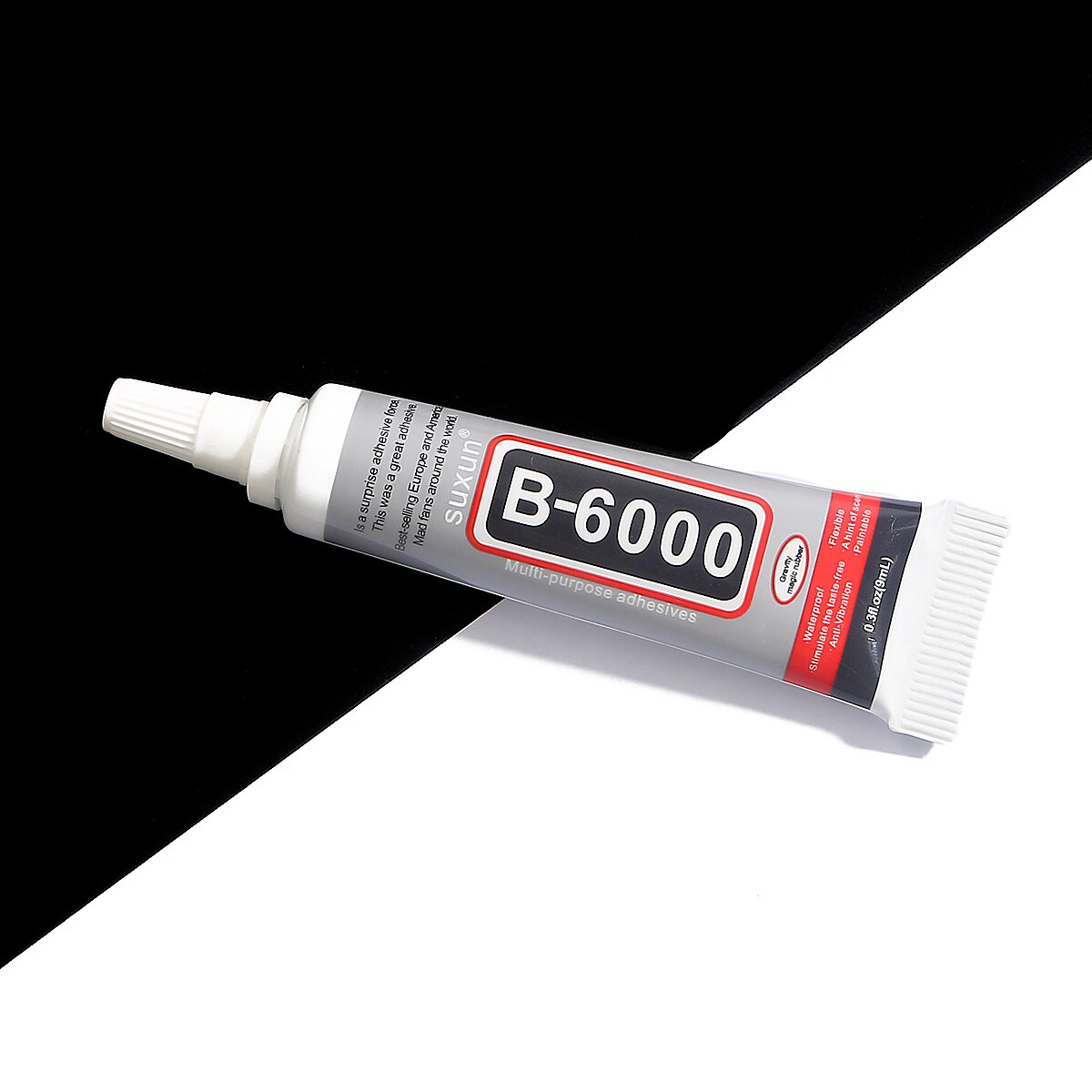 1Pcs Rhinestone Cold Glue B7000 B6000 Epoxy Resin Glue Sealant For Jewelry Rhinestone Glass Mobile Phone Accessories DIY Glue: B-6000 9ML