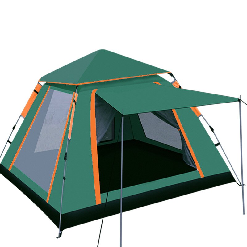 Tente de camping carrée en tissu Oxford pour 3-4 personnes, simple couche, repas en plein air familial, fournitures, nouveauté