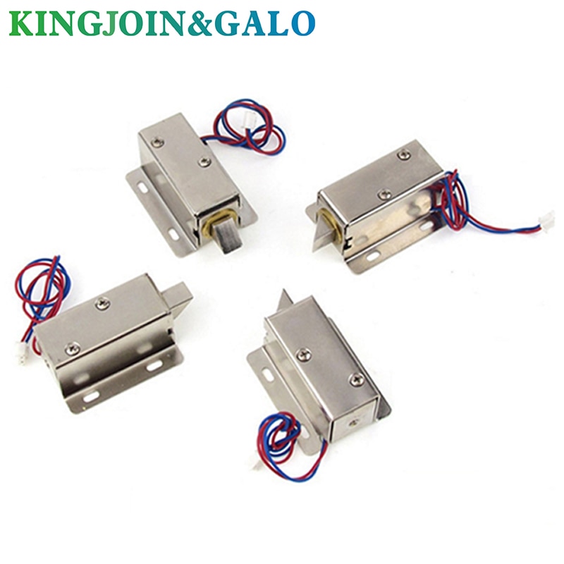 Dc12v / 24v små elektriske boltlåse elektromagnetiske låseskuffer elektroniske låse