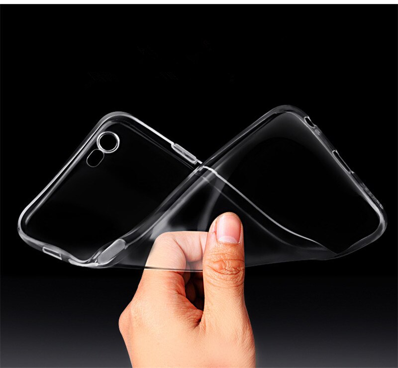 Ultra Thin Transparent Clear Soft Silicone Phone Case Cover Fundas Coque For iphone X 6 S 7 7Plus 6S 6Plus 8 8Plus 5 S 5S SE 4S