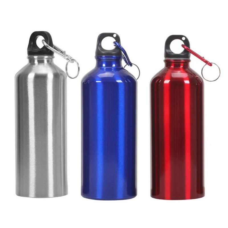 Utomhussport sport vattenflaska gym kopp camping klättring löpning flaskor vakuumisolerad kolv 400ml