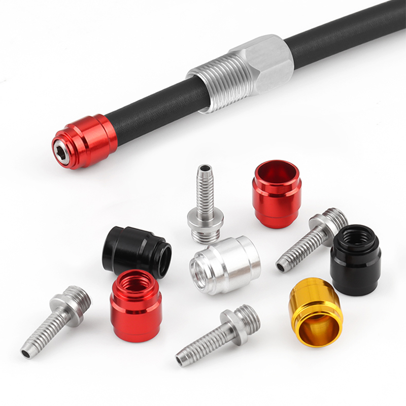 MUQZI 5/10 Uds Kit de oliva de freno de bicicleta manguera de freno inserto de conexión accesorio de aceite para manguera de disco hidráulico SRAM AVID Stealthamajig