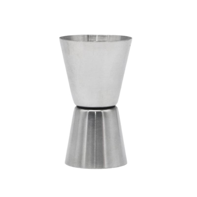 Suministros de para Bar, Copa medidora de vino tinto, de acero de doble onza, utensilios de cóctel de vidrio para cocina, U4K4