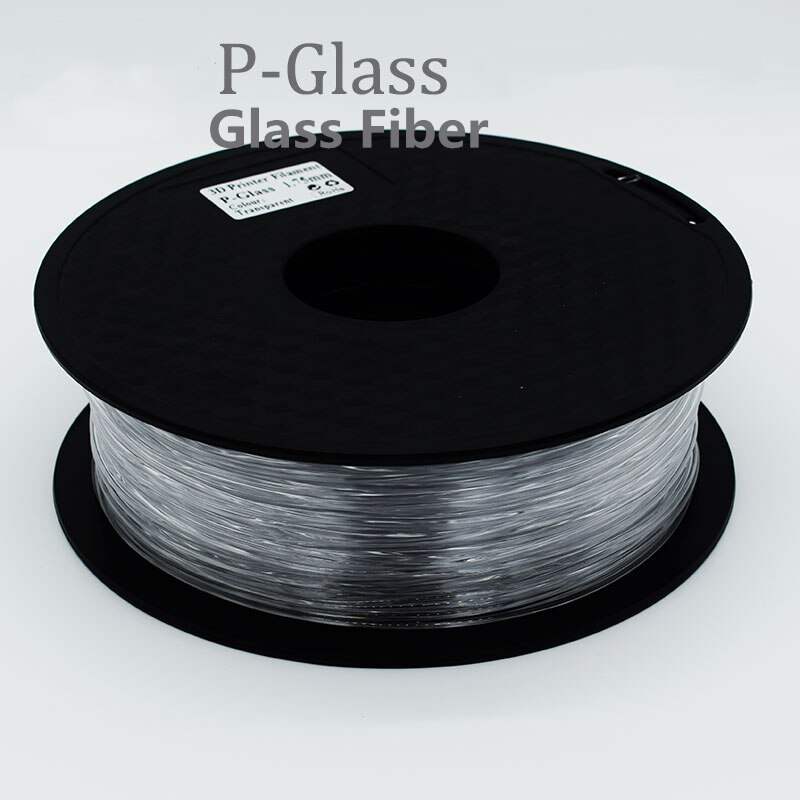 Glas Fiberp-Glas 3D Printer Filament 1.75mm1kg Hoge Transparantie Licht Pc &amp; Petg Composiet Beter dan Abs Pla Beste verkopers: 1kg