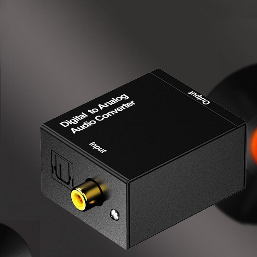 Digitale Audio Analoog Converter Ondersteuning Bluetooth Optical Fiber Toslink Signaal Naar Rca R/L Elektronische Audio Decoder Versterker