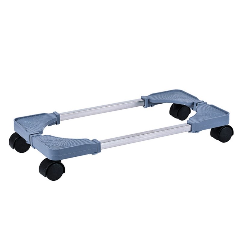 Mobile CPU Stand Adjustable Computer Tower Stand with 4 Caster Wheels Fits Most: Gray