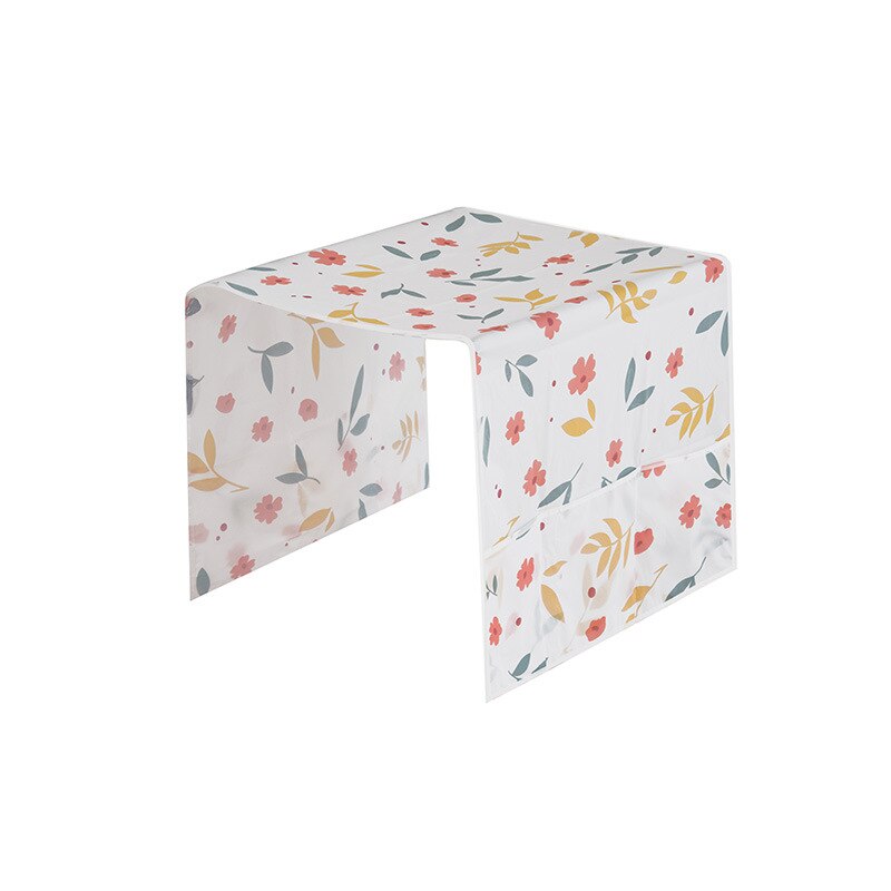 Funda para frigorífico, a prueba de agua, cubierta para nevera con bolsillo de almacenamiento, bolsa de almacenamiento, organizador colgante para el hogar o la cocina: Flower