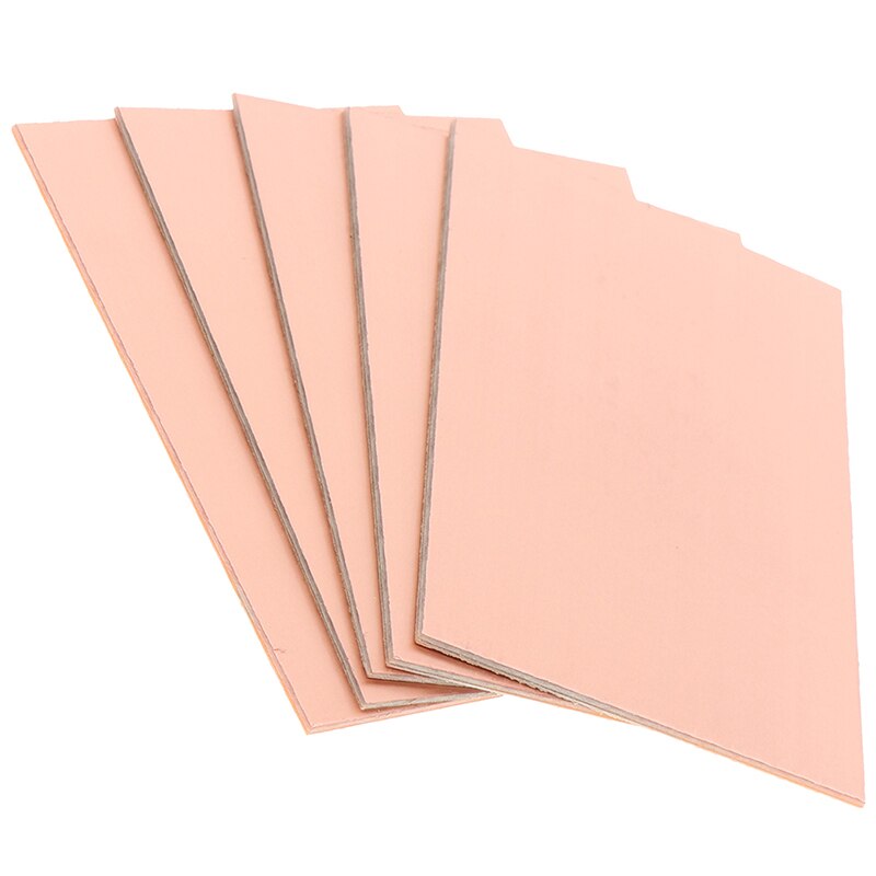 5 pc 7*10CM Einseitig Platine Kupfer Verkleidet Platte Laminat Universal--PCB Schaltkreis Gremium Glas Faser verstärkt Kupfer