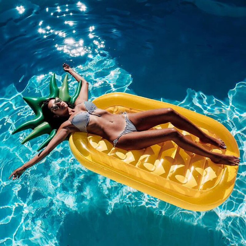 185cm gonflable géant piscine flotteur matelas jouets pastèque ananas Cactus plage eau natation anneau bouée de sauvetage mer fête