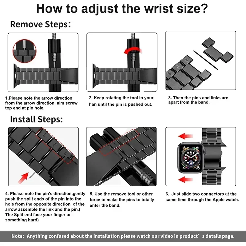 Stainless Steel Strap for Apple Watch Ultra Band 49mm 40mm 44mm 46 42mm 41mm 45mm Metal Bracelet IWatch Series 10 9 8 7 SE 6 5 4