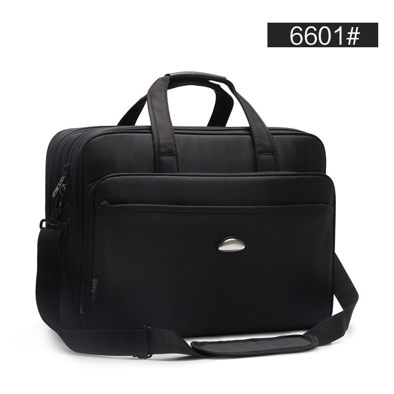 17 Inches Men&#39;s Briefcase Business Large Briefcases Waterproof Oxford Extensible Laptop Computer Bag: 6601