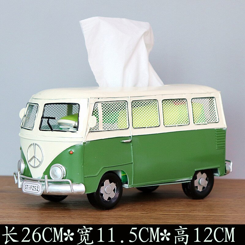 Amerikaanse Retro Creatieve Servet Lade, Tissue Box, Auto, Bestelwagen, Bus, bar Restaurant Hotel Thuis Woonkamer Decoratie Ornamenten: D