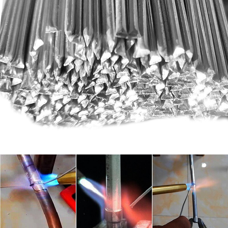 Easy Melt Aluminum Welding Rod Cored Wire Low Temperature 1.6mm 2mm No Need Solder Powder Welding Rod for Aluminum Soldering