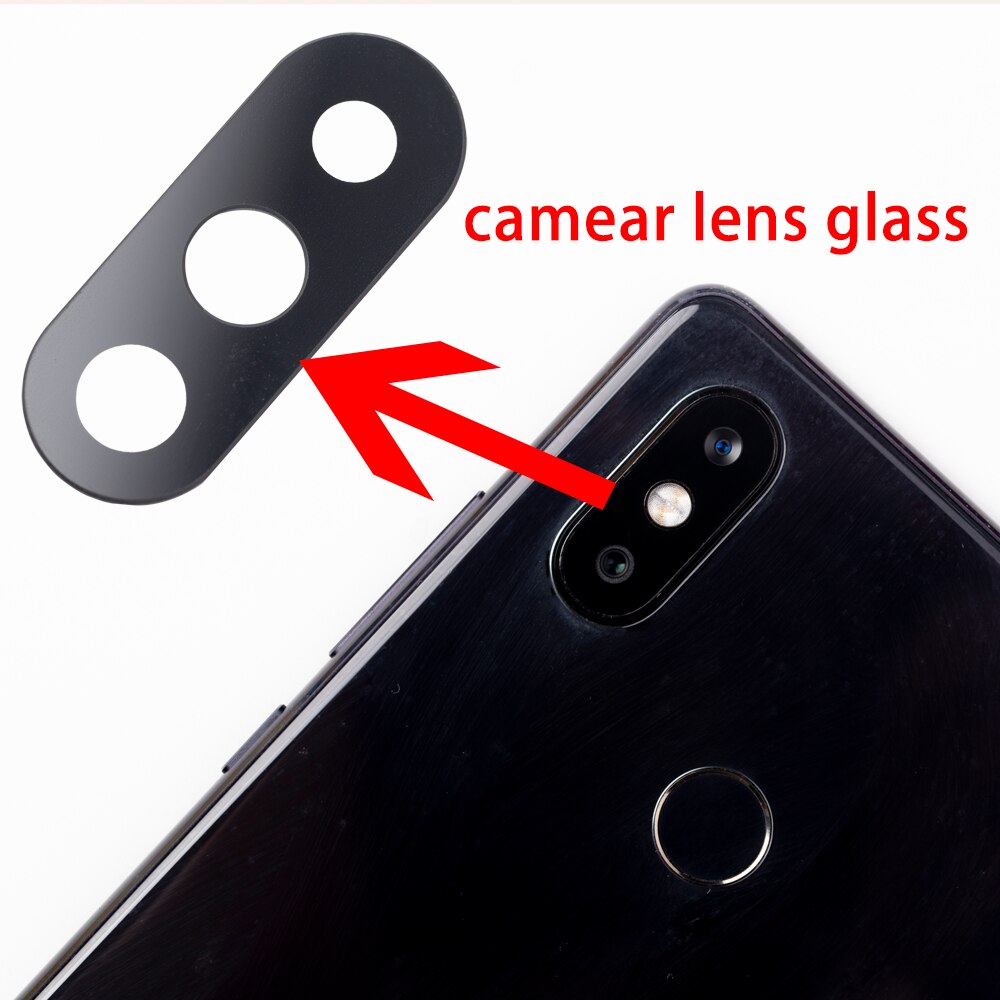 1set Für Xiaomi Redmi 8 8A hinweis 8 por hinweis 8T Zurück Kamera Glas Objektiv + Aufkleber Ersatz teile