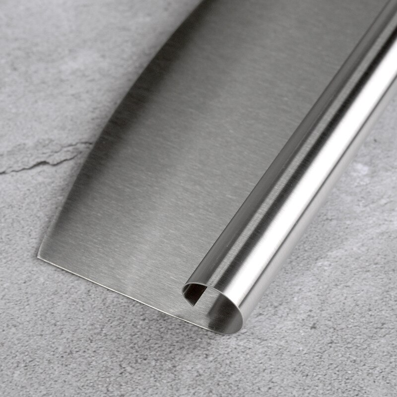 32cm Pizza Cutter Wheel Knife Sharp Rocker Blade Bake Pastry Spatula Dough Cutter Half Moon Scraper Baking kitchen Cookie Tool