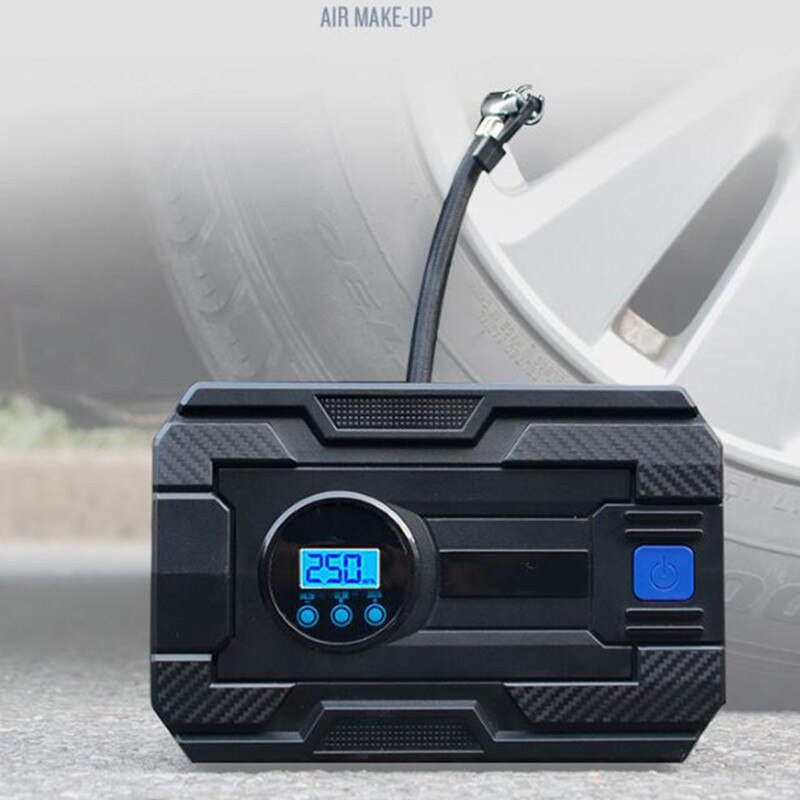 Portable Air Compressor Pump 12V Car Tire Inflator Digital Screen Tyre Inflador For Car Motorcycle LED Light Tire Compresseur