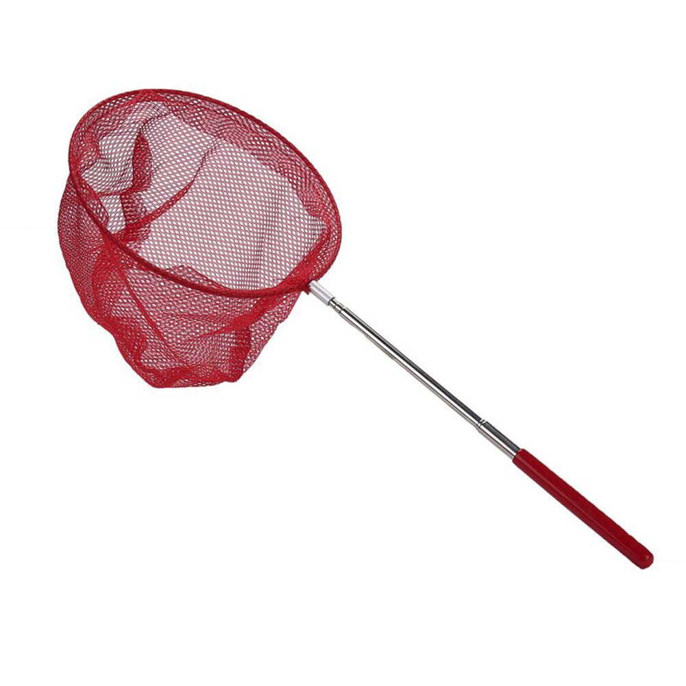Netto Kids Outdoor Aquarium Telescopische Vissen Insect Vlinder Dragonfly Netto Roestvrij Stalen Staaf Vangen Kikkervisje Vis Netto Kids: Rood