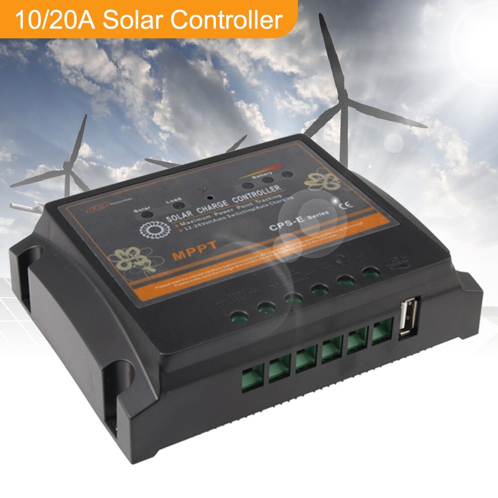 Mppt Zonnepaneel Regulator Laadregelaar 12V/24V Auto Focus Tracking Zonne-controller Solar Laadregelaar