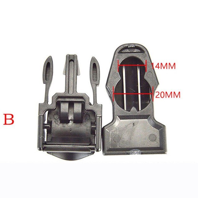 2 X Diving Fin Strap Buckles Universal Scuba Dive Fin Flippers Strap Quick Release Buckle Replacement Snorkeling Swim Accessorie: B