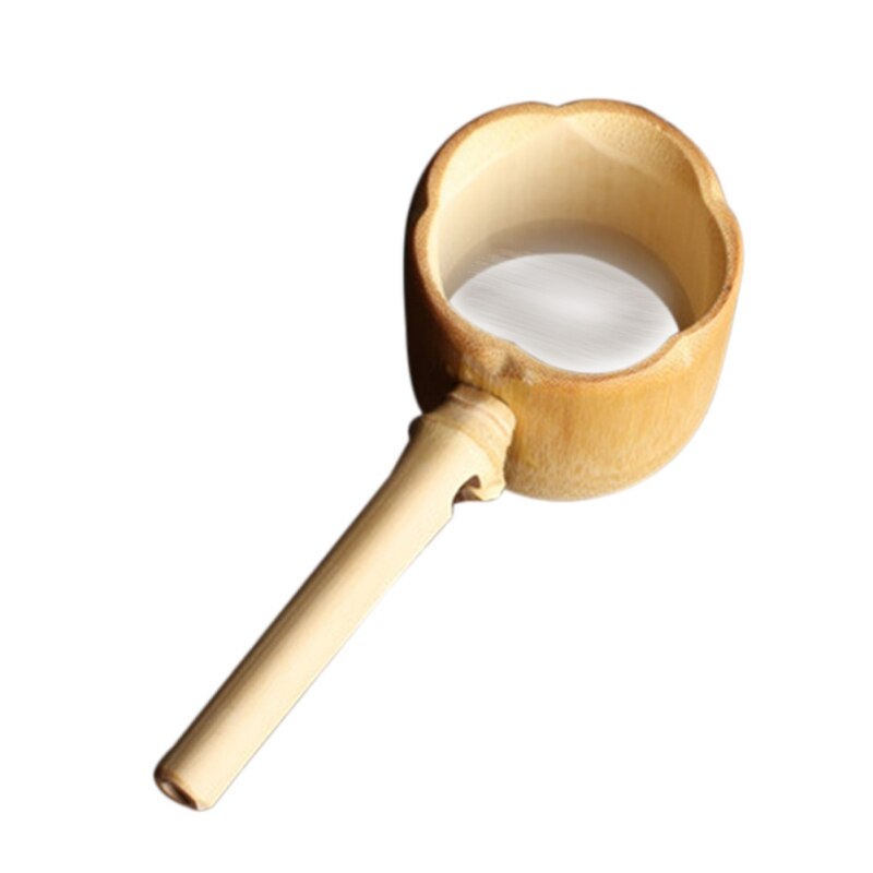 Japanese-style Tea Ceremony Filter Meng Zong Bamboo Root Spoon Leak Tea Set Filters: A5