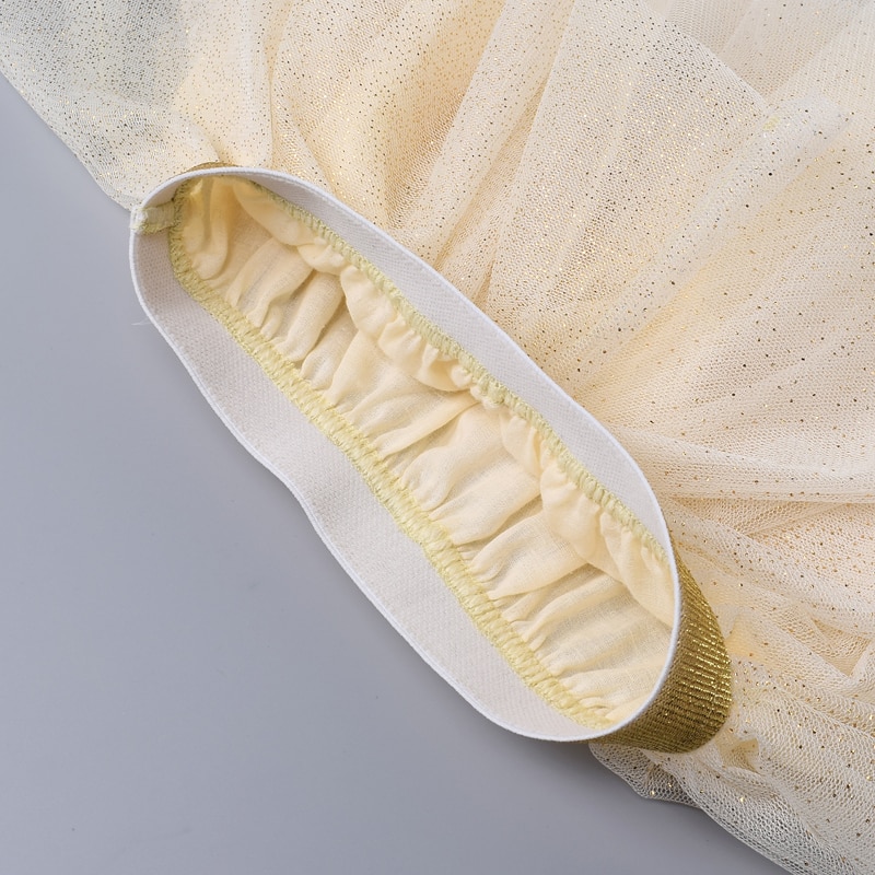 Jenter glitter uregelmessige tutu skjørt barn enhjørning mykt mesh skjørt for 3-8 år barnefest ytelse