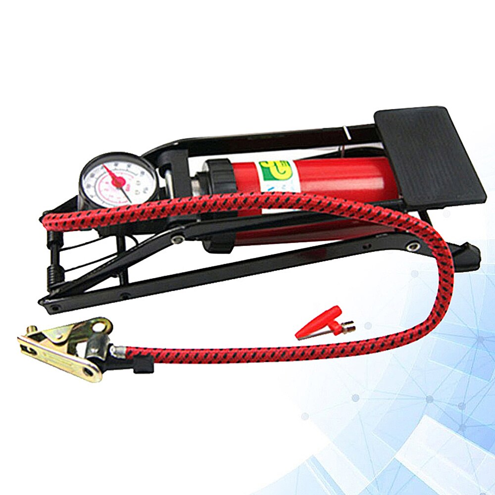 Portable Car High-pressure Foot Pump Bike Tire Floor Inflator Vehicle Tire Floor Pump