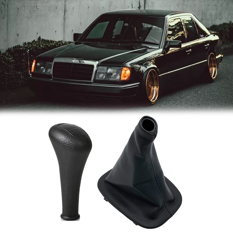 Pommeau de levier de vitesse à 5 vitesses housse de protection pour Mercedes Benz C E S Cl W124 S124 W126